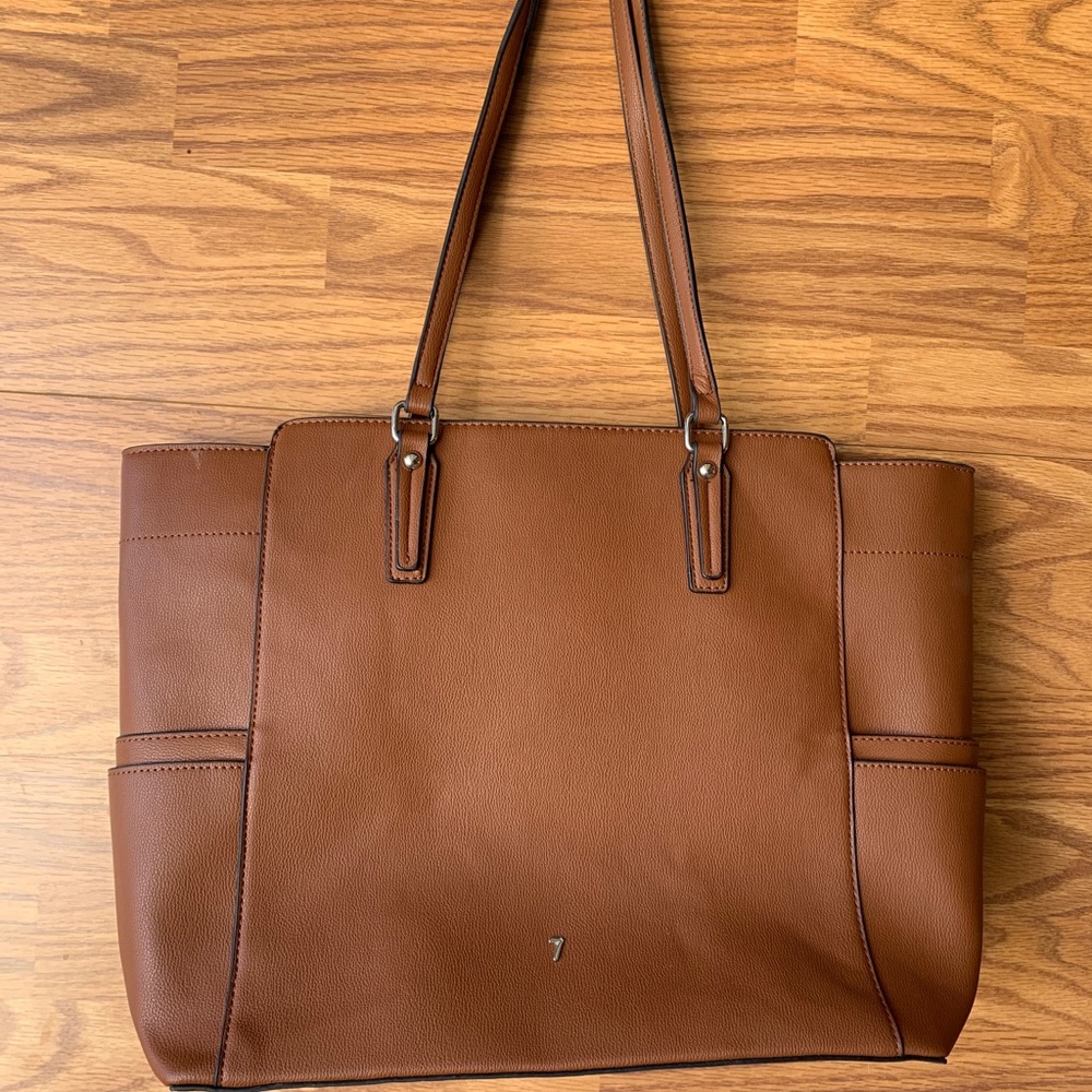 7 Seven Days Handbag Tote Brown